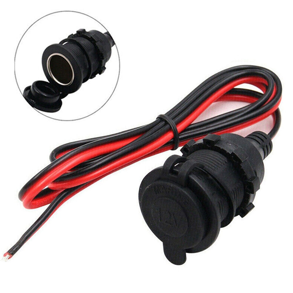 12V 24V Cigarette Lighter Socket Connector Power Outlet Receptacle