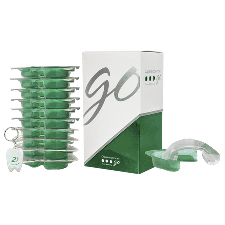 Opalescence Go 15% Prefilled Teeth Whitening Gel Trays (10 Treatments) Cool Mint Hydrogen Peroxide