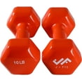 thumbnail image 2 of JFIT Vinyl Dumbbell (Set of 2), 10 LBS, 2 of 7