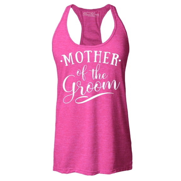 Shop4Ever Women's Mother of the Groom Wedding Racerback Tank Top XX-Large Fuchsia