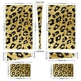thumbnail image 3 of Skin Sticker for PS5 Slim Standard Disc Digital Edition Console and Controllers Decals for Playstation 5 (Gold Leopard Print,PS5 Disc Edition), 3 of 5