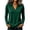 Dark Green-A-180605aa, variant on Trgacdwlo Polo Shirts for Women V Neck Collared Womens Long Sleeve T Shirts Basic Summer Loose Fit Business Casual Tops for Women Navy S