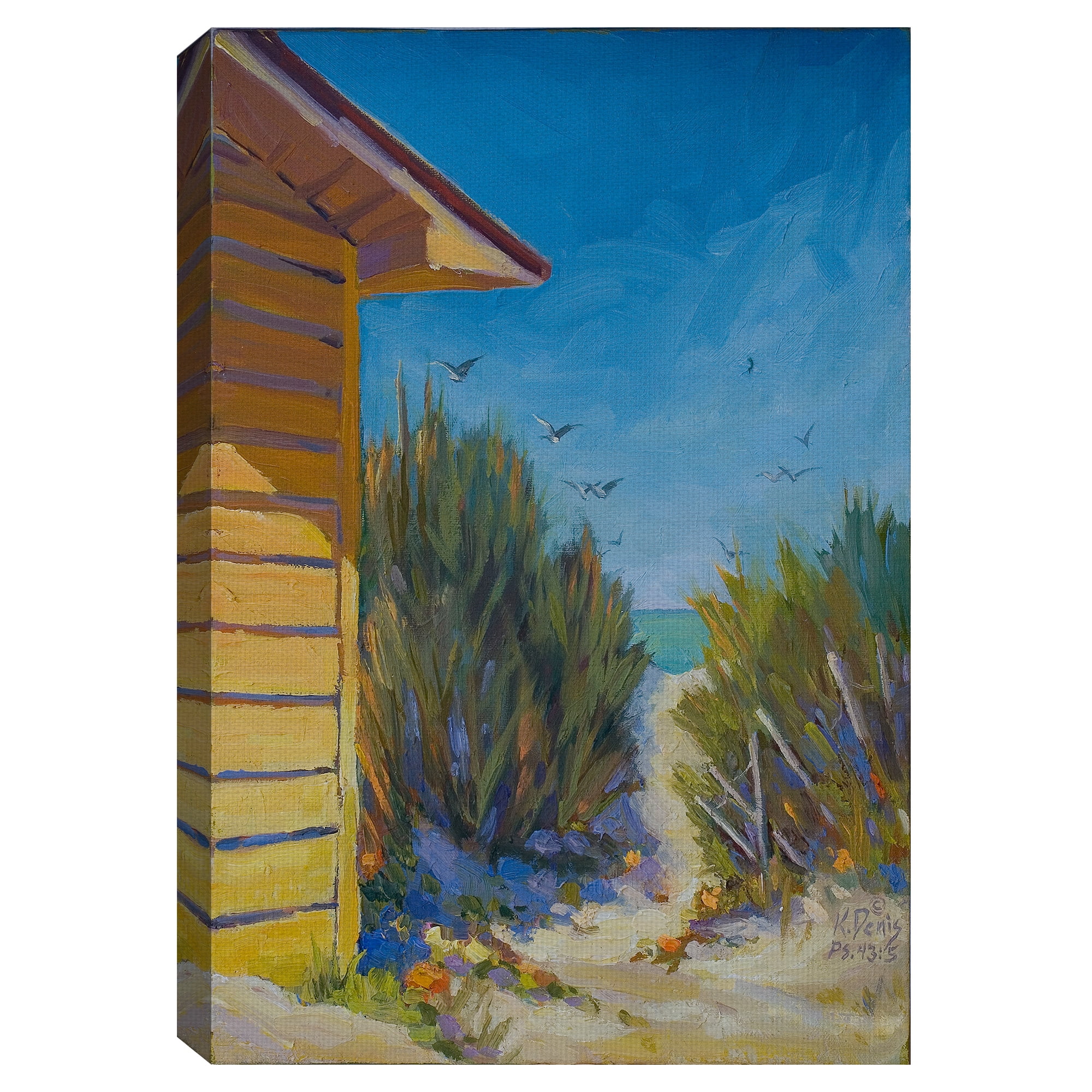 Masterpiece Art Gallery Perfect View Ocean By Kathleen Denis Canvas Art Print 24" x 36"