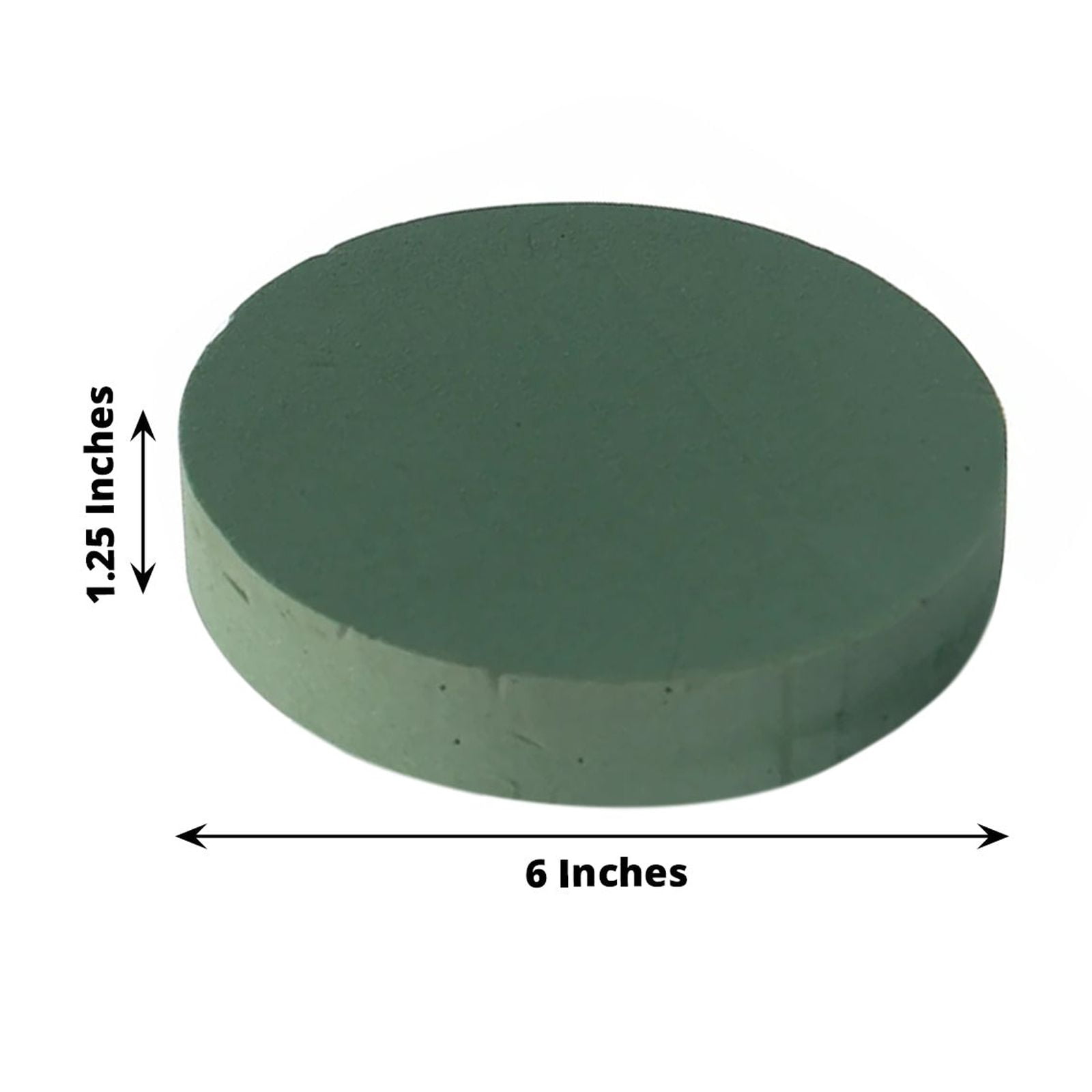 BalsaCircle 6 Green 6 in Round Floral Foam Blocks for Fresh Flowers for Fresh Flowers Wedding Party Events Home Crafts Centerpieces Decorations Supplies