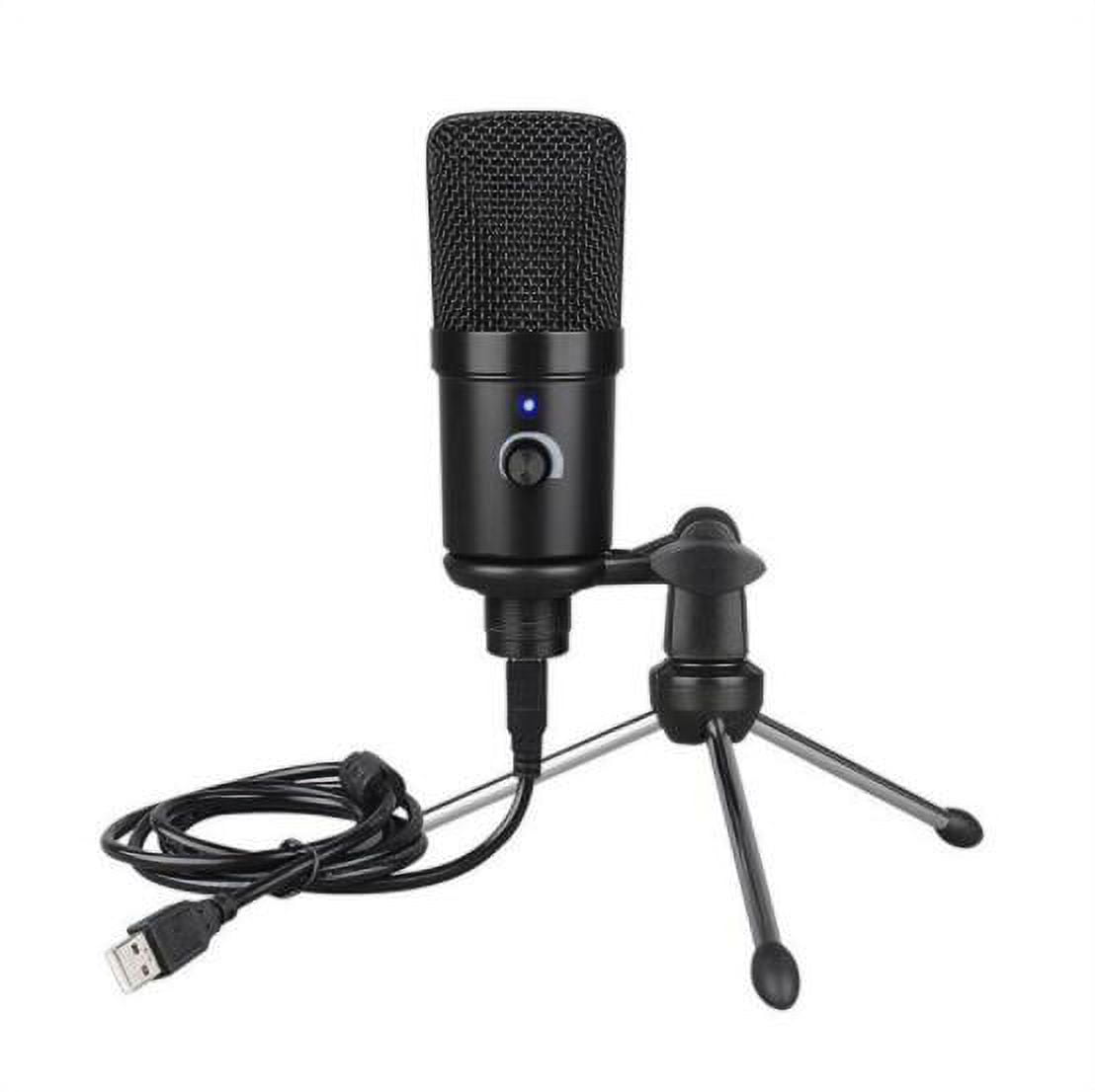 EIMELI USB Microphone, Metal Condenser Recording Microphone for Laptop MAC or Windows Cardioid Studio Recording Vocals, Voice Overs,Streaming Broadcast and YouTube