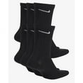 thumbnail image 2 of NikeDRI-FIT Unisex Everyday Cotton Cushioned Crew Training Socks with DRI-FIT Technology, White (6 Pairs) Black 6-8 / Women's 6-10, 2 of 4