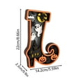 thumbnail image 3 of Halloween Wooden Pumpkin Desktop Ornament – Festive Decor for Home, Party & Holiday Rooms, 3 of 6
