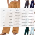 thumbnail image 6 of Diufon Linen Pants for Women Summer Casual High Waist Drawstring Wide Leg Pant Beach Vacation Trousers with Pockets, 6 of 10