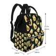 thumbnail image 2 of Daiia Flowers Avocado Large Capacity Baby Bag Waterproof Stylish Diaper Bag Mummy Backpack Adjustable Straps Diaper BagBaby Essentials Bag, 2 of 6