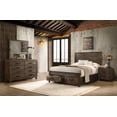 thumbnail image 2 of Woodmont 4-piece Eastern King Bedroom Set Rustic Golden Brown, 2 of 15