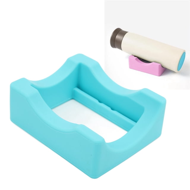 Soporte Antideslizante Para Botella Con Ranura Integrada Y Soporte Para Taza De Silicona