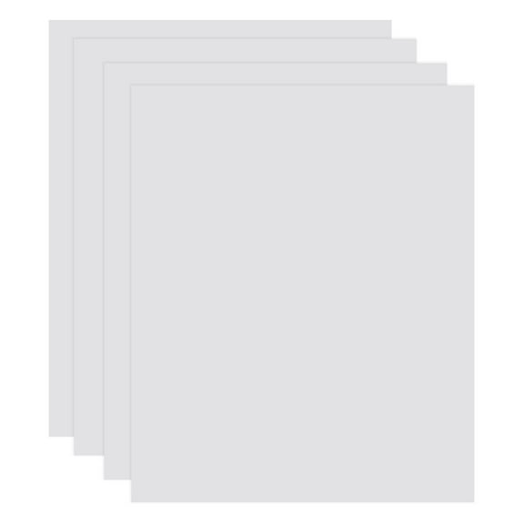 Uxcell 4 Pack ABS Plastic Sheet, 0.04" Thick 4"x6" Flexible Hard Plastic Sheet, Heat Moldable Plastic Panel for DIY Crafts Home Decoration, White