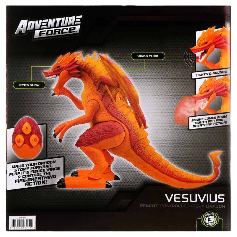 Adventure Force Vesuvius Remote Control Fiery Dragon - Walmart.com