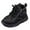 Black, variant on Gubotare Winter Boots for Boys Water Resistant Girls Snow Boots Winter Boots Warm Kids Snow Boots Boys Snow Boots Faux Fur Suede Hiking Boots Size 10.5 (Brown,Little Kids 10.5)