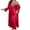 Red, variant on Women's Sexy Nightgown with Robes Set 2 Piece Floarl Lace Full Length Soft Nightwear Lightweight Bathrobes