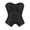 Black Jacquard, variant on Women’s Striped Corset Top Structured Bustier Blazer Style Side Zipper Fitted Tank