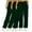 Green, variant on 3 Pack Women's Basic Solid Sweatpants Comfy Drawstring Elastic Waist Joggers Fall Winter Lounge Trousers with Pockets