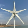 thumbnail image 3 of 3000w 5 Blades Free Energy Wind Energy HIGH Efficient 12v 24v Wind Turbine Generator With MPPT Controller Wind System ,Easy Installation, 3 of 6
