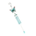 thumbnail image 1 of LOVIVER Wind Chimes Butterfly 75cm Metal Tubes Pendant Hand Painted Ornament Blue, 1 of 8