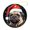 pattern-2, variant on Christmas Ceramic Ornament Xmas Lovely Dogs Double-Sided Printed 3" Ceramic Christmas Ornament Pug Dog Wearing A Santa for Christmas Tree Decoration Xmas Party Decorations Ornament Xmas Present