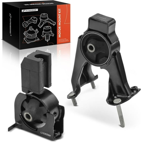 A-Premium Engine Motor Mount Kit Compatible with Toyota Corolla, Matrix & Pontiac Vibe 2003-2008, 1.8L, Automatic Transmission, 2-PC Set, Replace# 123610D090, 123610D100