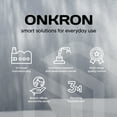 thumbnail image 3 of ONKRON Single Monitor Mount Desk for 13-32 Inch Screen up to 17 lbs - Gas Spring Monitor Arm White, 3 of 8