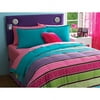 Your Zone Multi Pop Stripe Reversible Comforter & Sham Set, 1 Each
