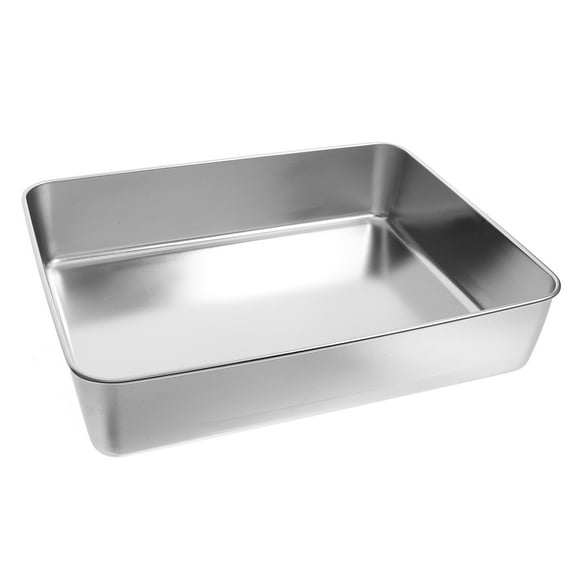 Hytrove Steel Rectangular Baking Pan , Non-Stick Bakeware for Kitchen Cooking and Baking, Oven