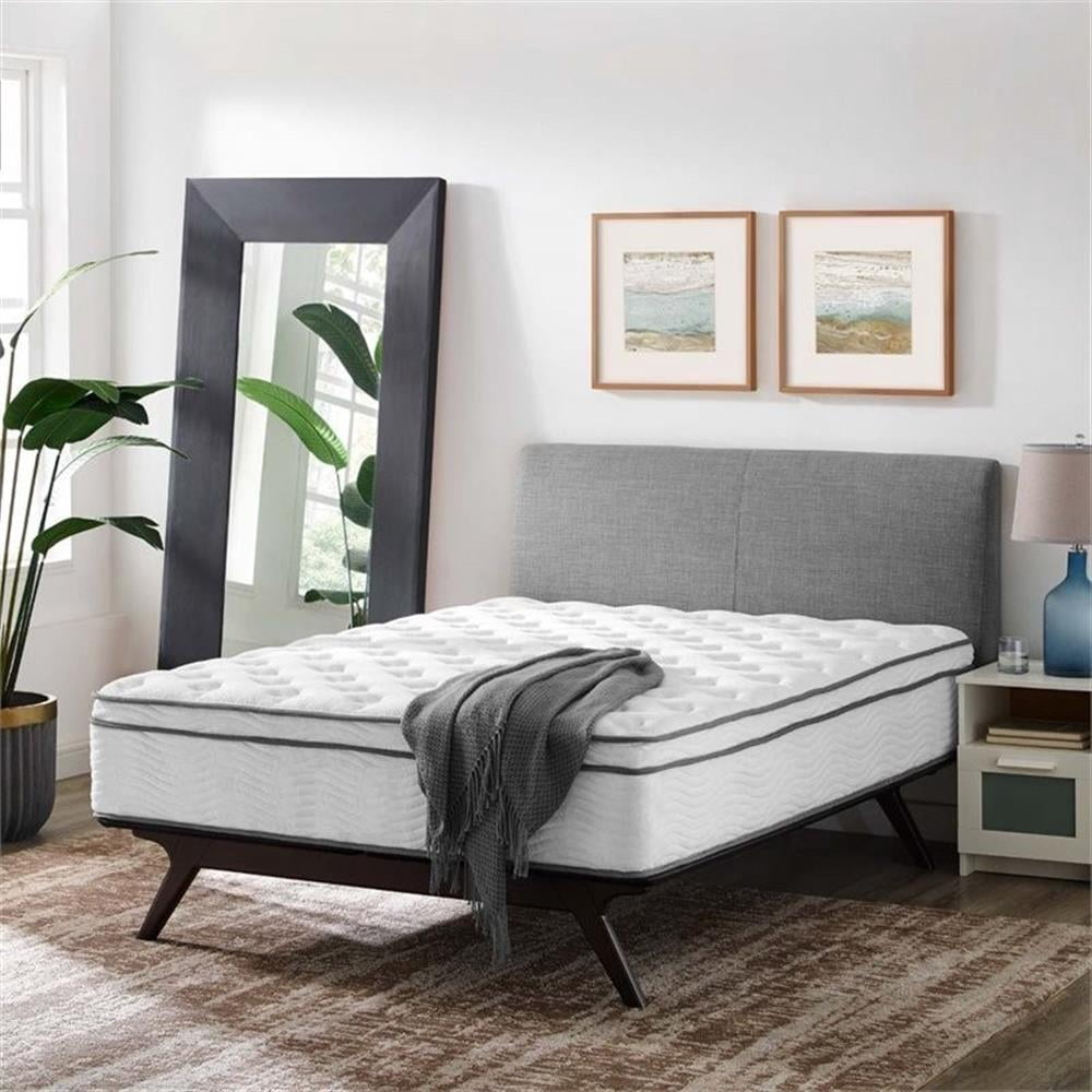 Allora 14" King Innerspring Mattress in White