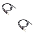 thumbnail image 4 of Cable de audio Methold Dual RCA Giratorio 1M Antioxidante Carcasa de aleación de aluminio, 4 of 5