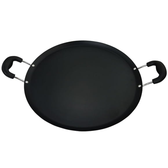 Comal Oster Cocina Zadora 14, redonda, acero al carbono, color rojo