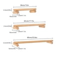 thumbnail image 3 of Agiferg Beech Towel Rack Hanging Rod Bathroom Toilet Punch-free Wall-mounted Towel Rack Wooden Toilet Rack, 3 of 5