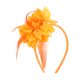 thumbnail image 1 of Ofertas Únicas 1 Pc Diadema Flores Plumas Accesorios para el Cabello para Mujeres Naranja, 1 of 5