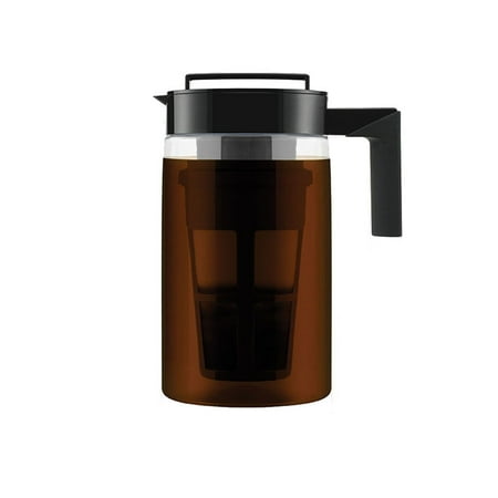 

wendunide 900ML Cold Brew Iced Coffee Maker Airtight Seal Silicone Handle Coffee Kettle As Shown