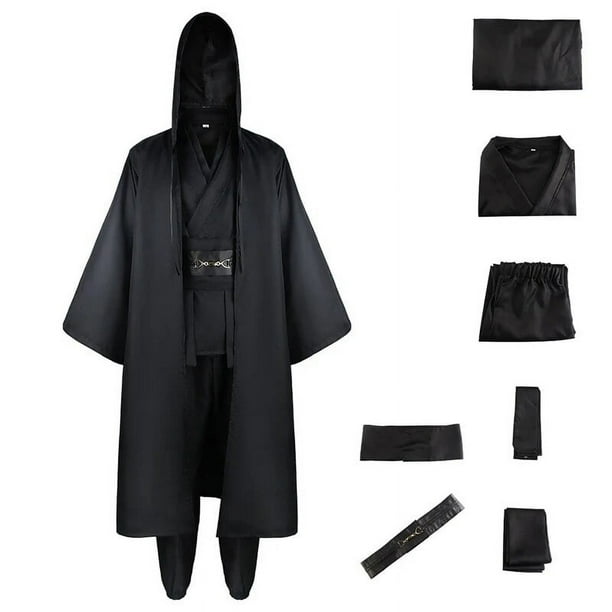 Disfraz de Star Wars Caballero Jedi Anakin Skywalker disfraz de Cosplay de Star Wars traje de uniforme ropa de Halloween para adultos para mujeres y hombres