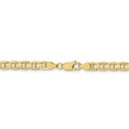 thumbnail image 3 of Leslie's Real 10kt Yellow Gold 4.5mm Concave Anchor Chain Chain Bracelet; 8 inch; for Adults and Teens; for Women and Men, 3 of 4