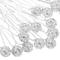 thumbnail image 3 of FOMIYES 20Ud Horquillas En U Plateadas Para Recogidos Con De Pedrería, 3 of 8