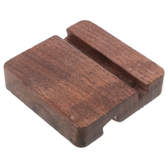 Wooden Cell Phone Stand Universal Desktop Phone Stand Portable Mobile Tablet Holder