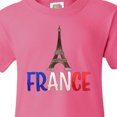 thumbnail image 4 of Inktastic France Eiffel Tower Flag in Text Youth T-Shirt, 4 of 5