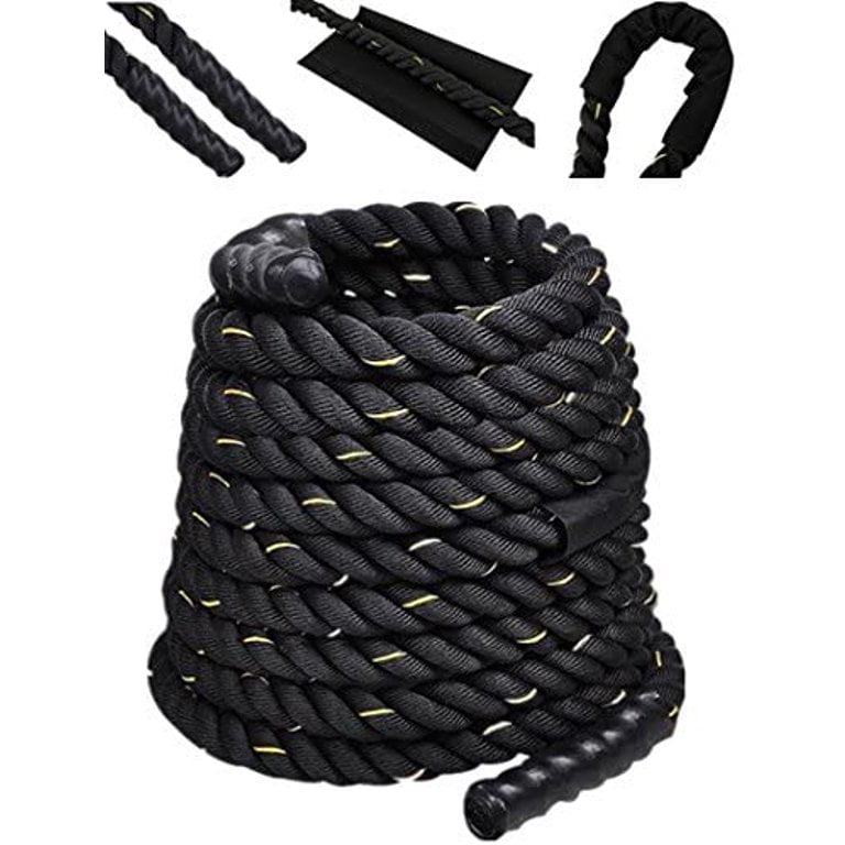 Upgrade Durable Battle Rope Workout Training Rope Exercise Fitness 9M/30ft 17lbs 