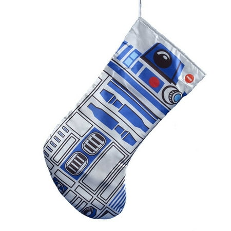 Kurt Adler 19-inch Battery-Operated Star Wars R2D2 Stocking with Sound