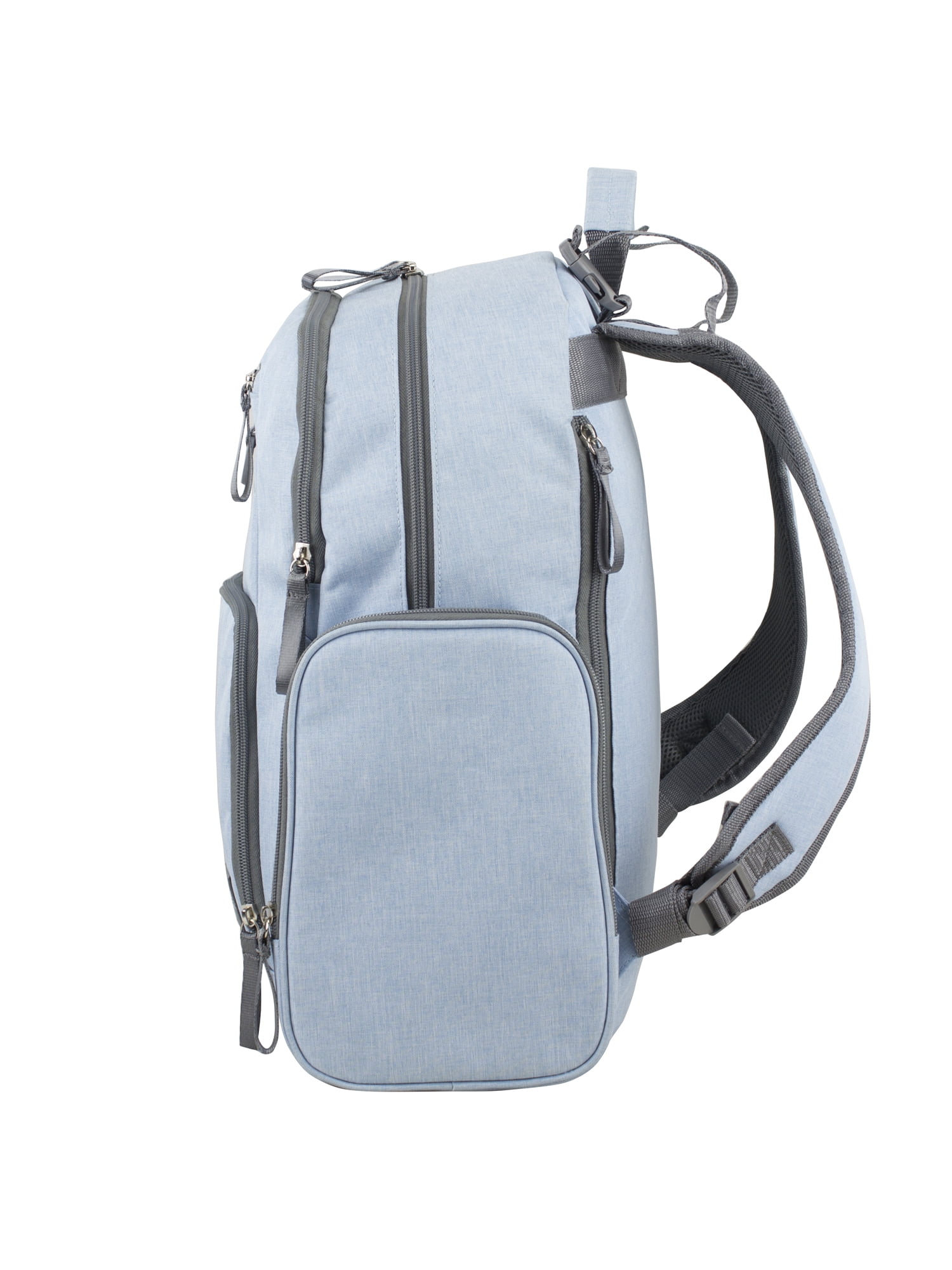 Eastsport Multi-Function Bond St. Large Backpack Diaper Bag with Changing Pad, Light Blue, For All Ages