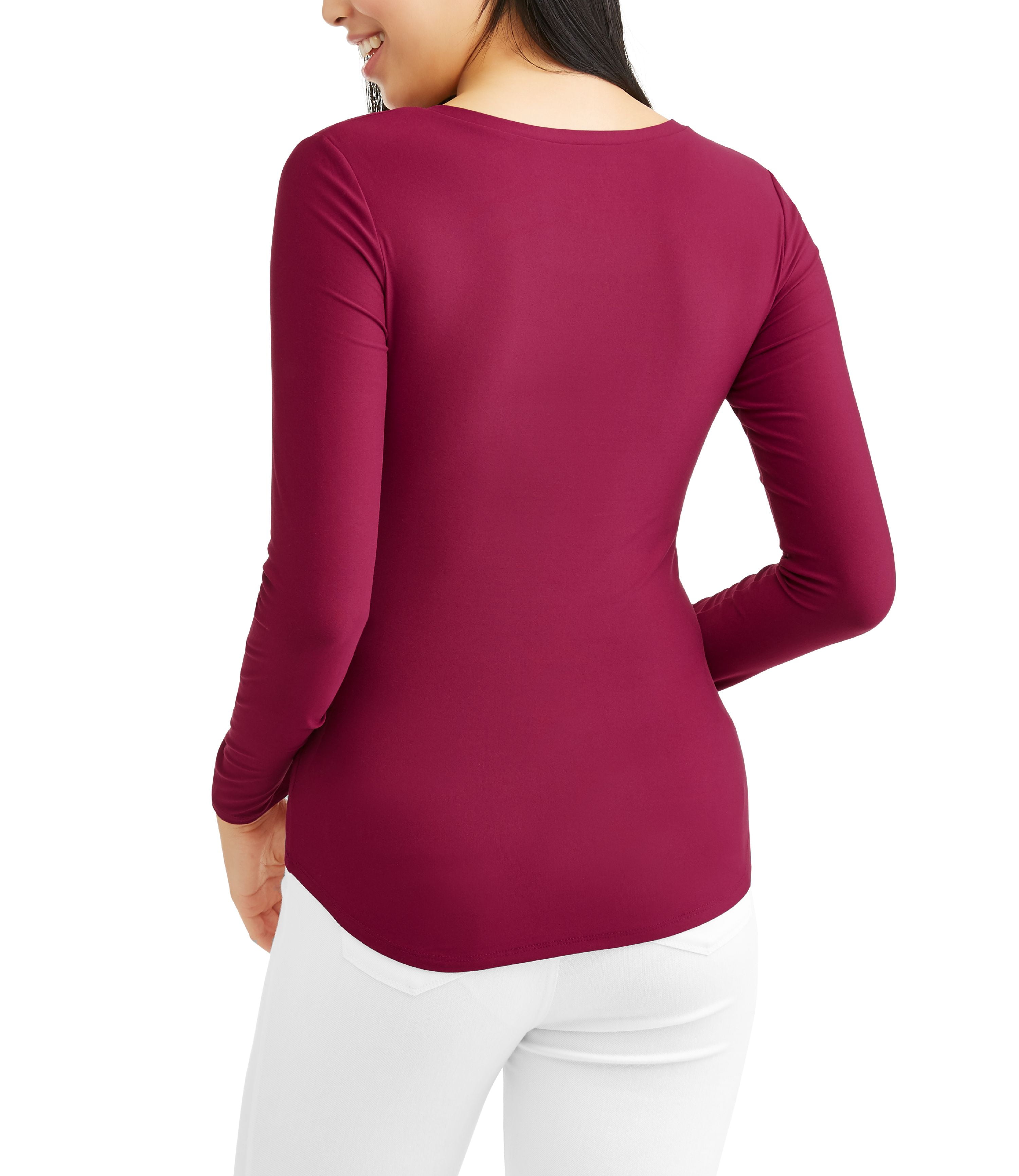 ★23SS★【YOUTHBATH】★V Neck Military Long Sleev.e★ Army Premium Juvy Long Sleeve T-Shirt - Walmart Business