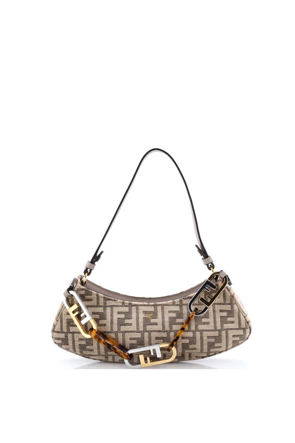 Pre-Owned OLock Swing Shoulder Bag Zucca Chenille By Rebag