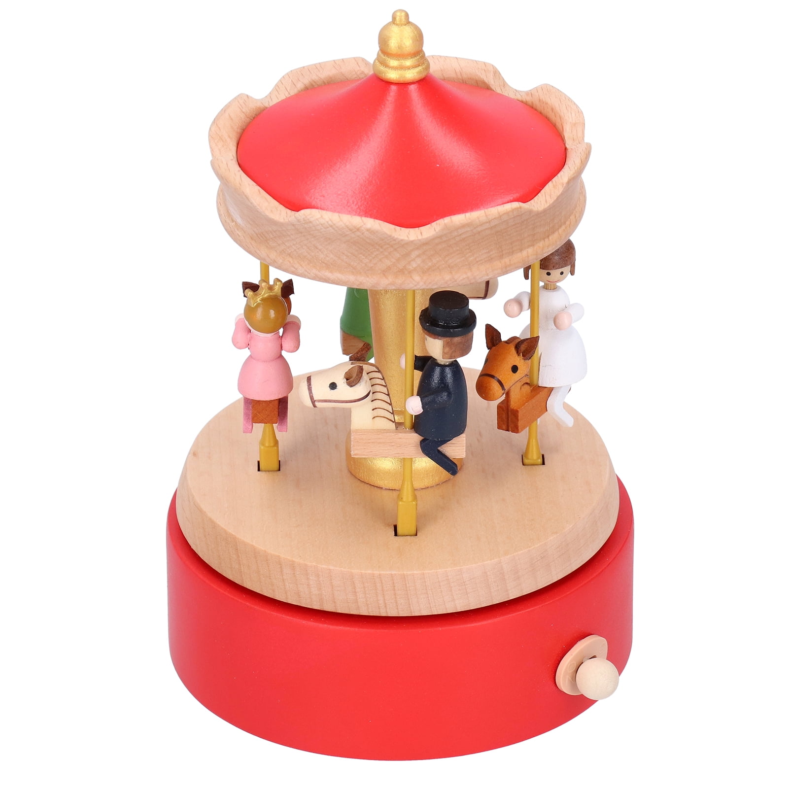 Music Box, Wooden Horse Music Box Wood Music Box, Art Craft Wood Crafts