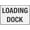 Warning Sign 5, variant on Loading Dock Warning Security Outdoor Sign - 8"x12", Reflective, Weatherproof - Warehouse, Store, Factory, Distribution Center