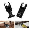 thumbnail image 4 of 2pcs Universel Oscillant en Acier à Haute Teneur en Carbone Outil Multitool Scie Tôle Outil Électrique Accessoire Rugueux Dent, 4 of 7