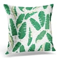 thumbnail image 1 of EREHome Green Leaf Banana Leaves Pattern Abstract Pillow Case Pillow Cover 20x20 inch, 1 of 1