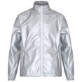 thumbnail image 1 of 2786 - Chaqueta Cortavientos / chubasquero /Impermeable ligero hombre caballero - Senderismo/Running (Paquete de 2) (Plata(metálica) / Blanco), 1 of 1