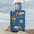 thumbnail image 4 of Uemuo Construction Vehicles Printed Washable Luggage Cover - Fashion Suitcase Protector Fits 18-32 Inch Luggage -, 4 of 9